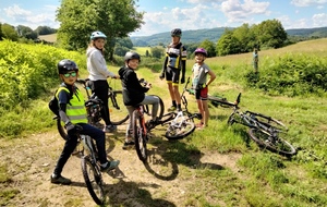 12 juin 2024 - Sortie de 13km au départ d'Eymoutiers avec Achille, Léa, Liam et Simon accompagné de Francis et Michel 