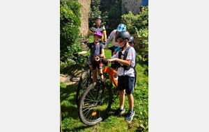 26 juin 2024 - Sortie de 22km au départ d'Eymoutiers avec Liam, Achille, Léa et Simon accompagnés de Francis, Pascal et Michel