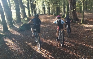 16 octobre 2024 - 17km depuis centre d'Eymoutiers vers Le Mont -  d+ 450m avec Achille, Simon, Louis + Francis et Michel